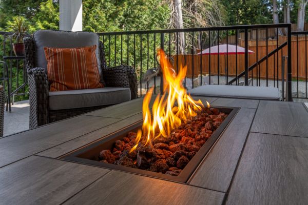 Gas Fire Pit Installation in Winter Park