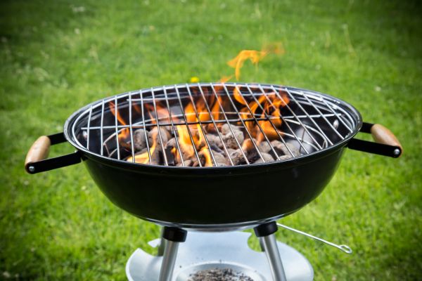 Charcoal Grill Assembly in Winter Park
