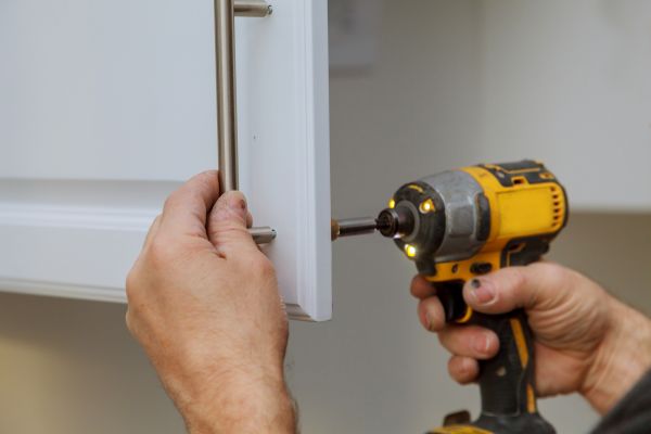 Cabinet Knob Installation in Winter Park