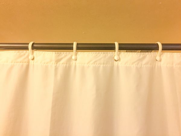 Shower Curtain Hanging in Winter Park
