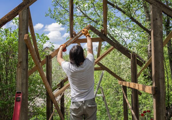 Wood Pergola Repair in Winter Park